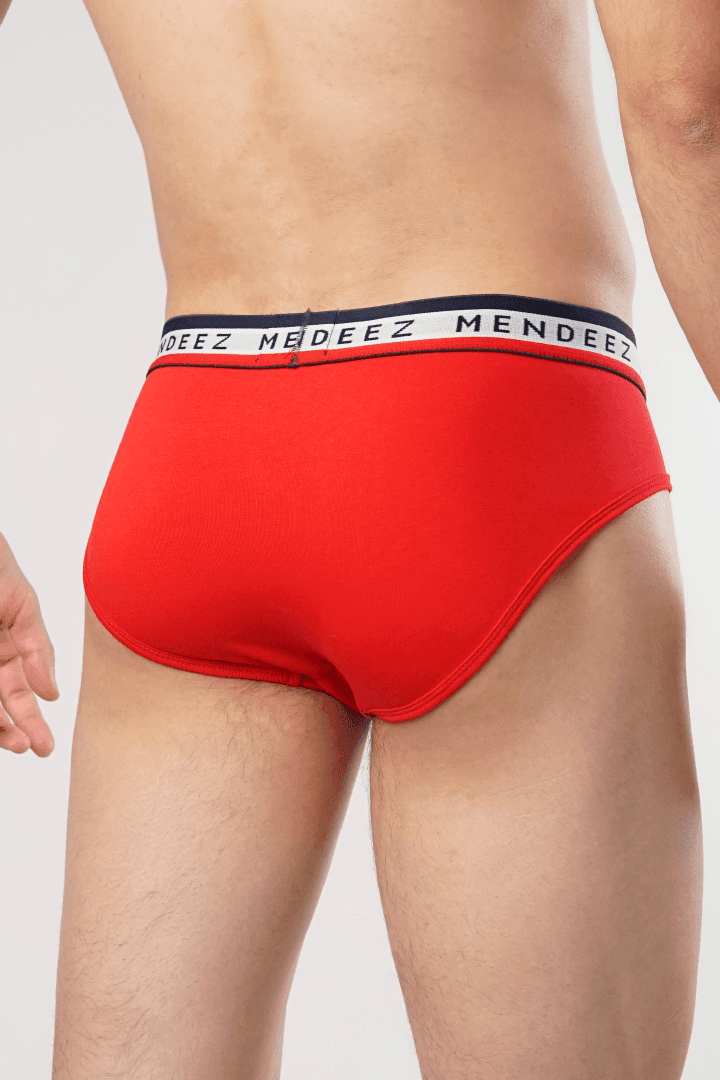 Jacquard Bar Briefs - Pack of 3-MENDEEZ-Brief