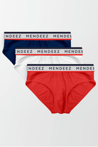 Jacquard Bar Briefs - Pack of 3-MENDEEZ-Brief