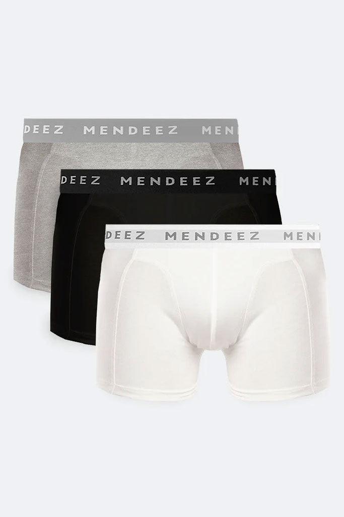 Jacquard Boxer Briefs - Pack of 3-MENDEEZ-Brief