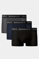 Jacquard Boxer Trunks - Pack of 3-MENDEEZ-Trunks