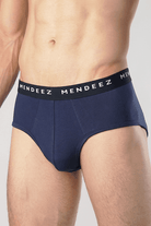 Jacquard Brief - Pack of 3 (Black, Navy, Charcoal)-MENDEEZ-Brief