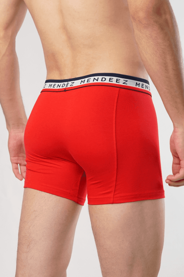 Jacquard Streak Boxer Briefs - Pack of 3-MENDEEZ-Brief