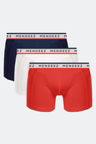 Jacquard Streak Boxer Briefs - Pack of 3-MENDEEZ-Brief