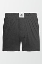 Jersey Boxer Shorts - Charcoal - MENDEEZ (4737140097133)