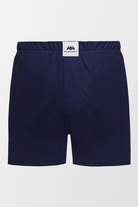 Jersey Boxer Shorts - Navy Blue - MENDEEZ (4737134559341)