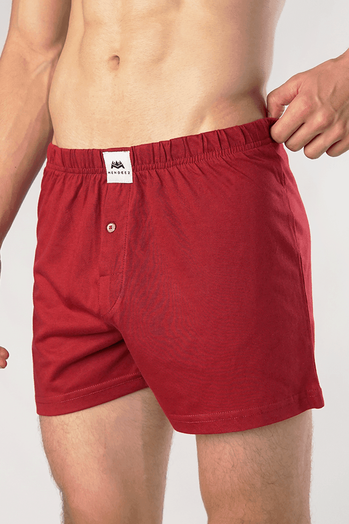 Jersey Boxer Shorts - Pack of 3 Colors-MENDEEZ-Boxers