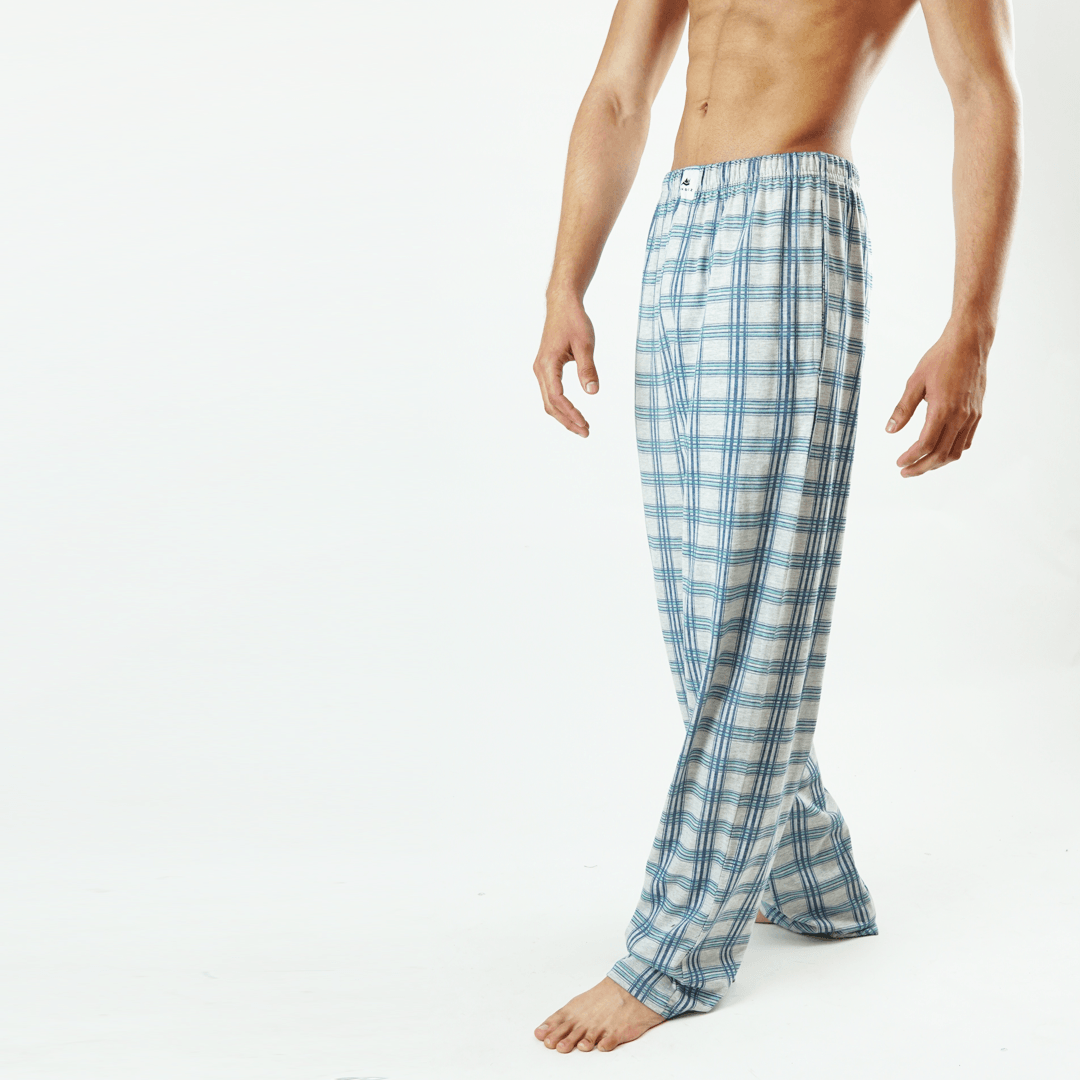 Jersey Pajama Pants - Check - MENDEEZ (4476236038253)