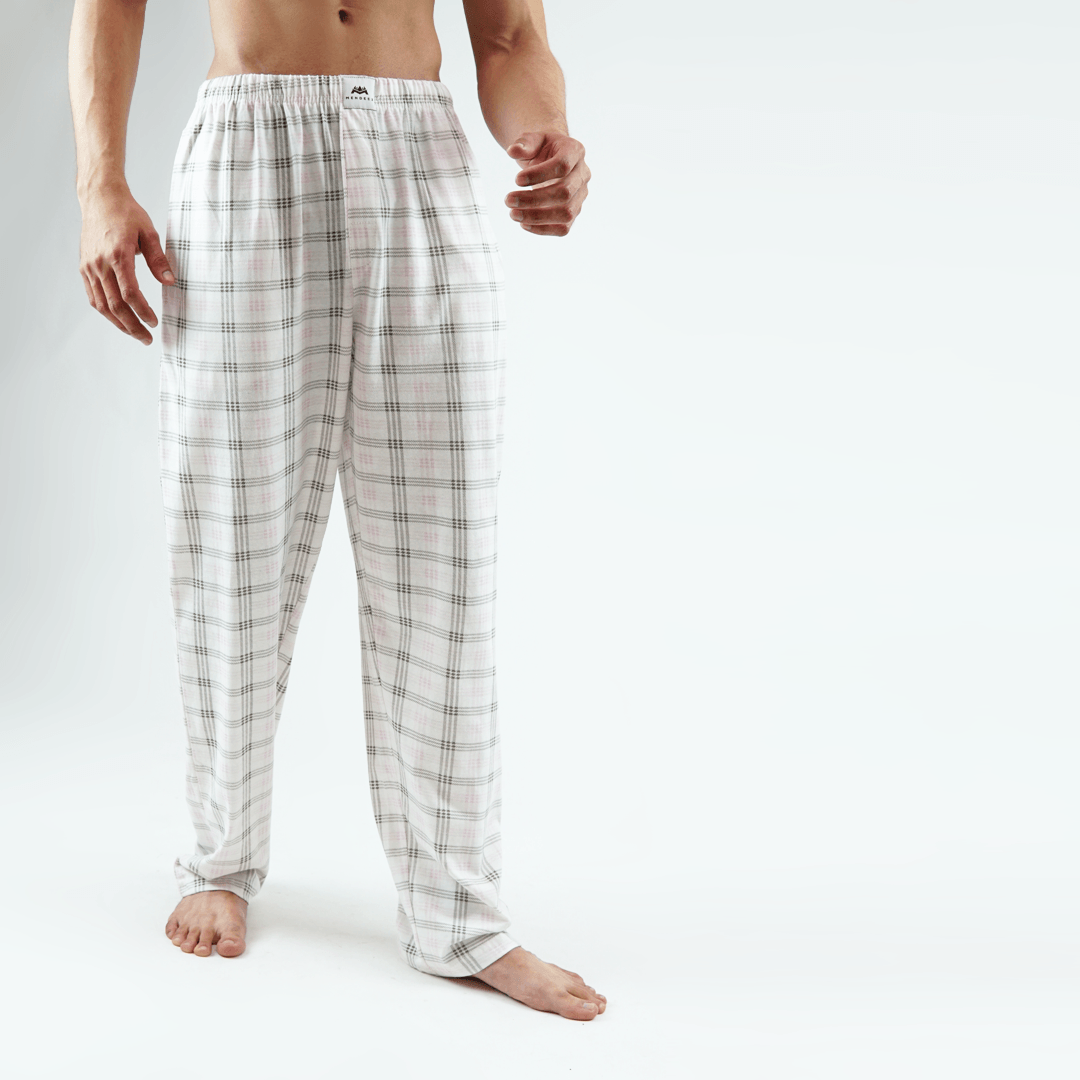 Jersey Pajama Pants - Check - MENDEEZ (4476240527469)