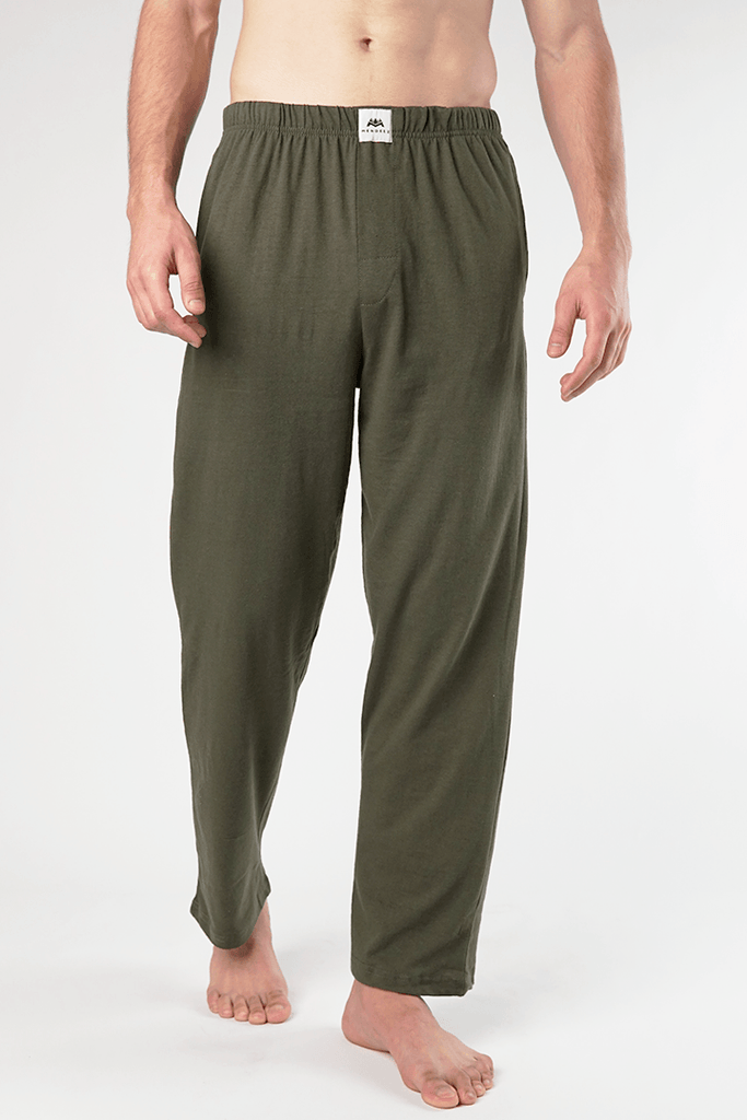 Jersey Pajama Pants - Olive Green-MENDEEZ-Pajama