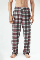 Jersey Pajama Pants - Red Check - MENDEEZ (4733274357869)