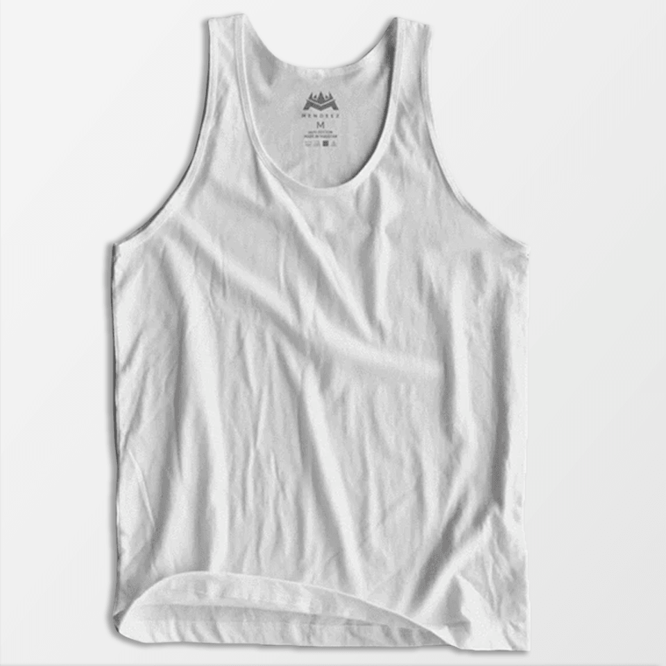 Jersey Vest - White-MENDEEZ-Vest