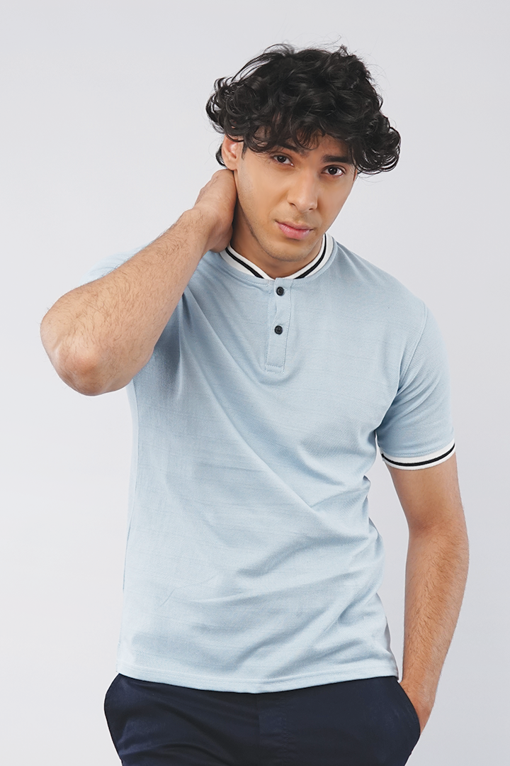 Normandy Henley T-shirt - Mendeez PK 