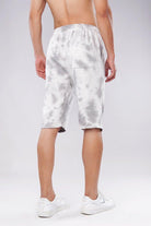 Light Grey Smoke Tie and Dye Shorts-MENDEEZ-Shorts