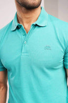 Light Turquoise Polo-MENDEEZ-T-Shirts