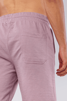 Mauve Terry Casual Shorts-MENDEEZ-Shorts