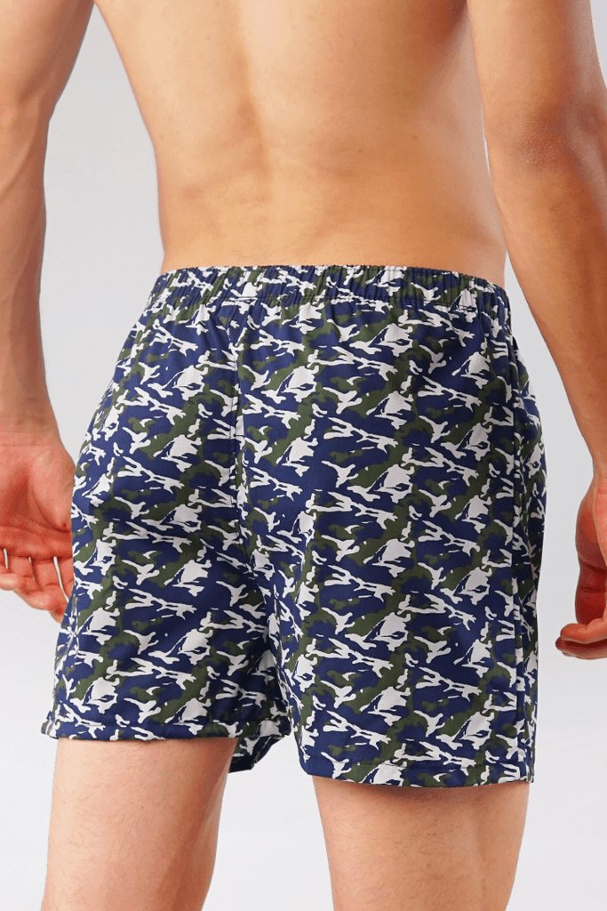 Militia Camo Woven Boxer Shorts-MENDEEZ-Boxers