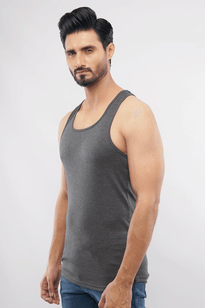 Mink Tank Top - Charcoal-MENDEEZ-Tanktops