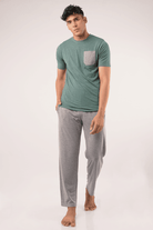 Misty Teal Night Set-MENDEEZ-Pajama Sets