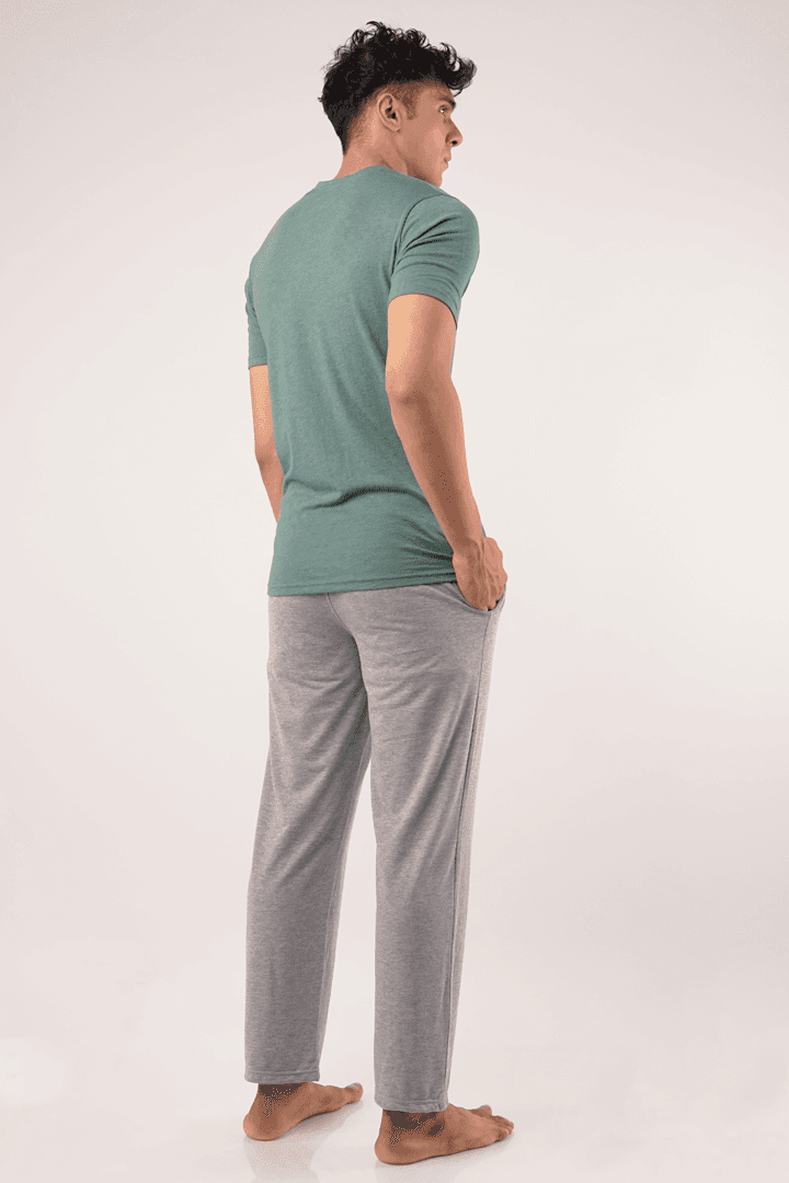 Misty Teal Night Set-MENDEEZ-Pajama Sets