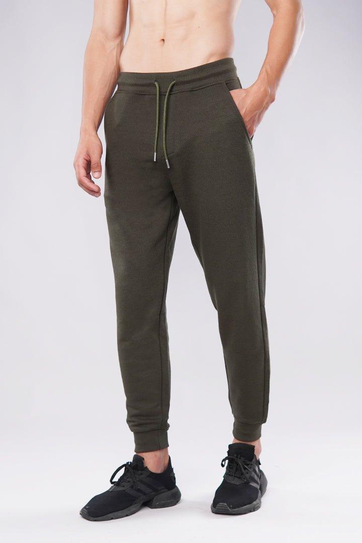 Moss Pique Terry Jogger Pants-MENDEEZ-Jogger Pants