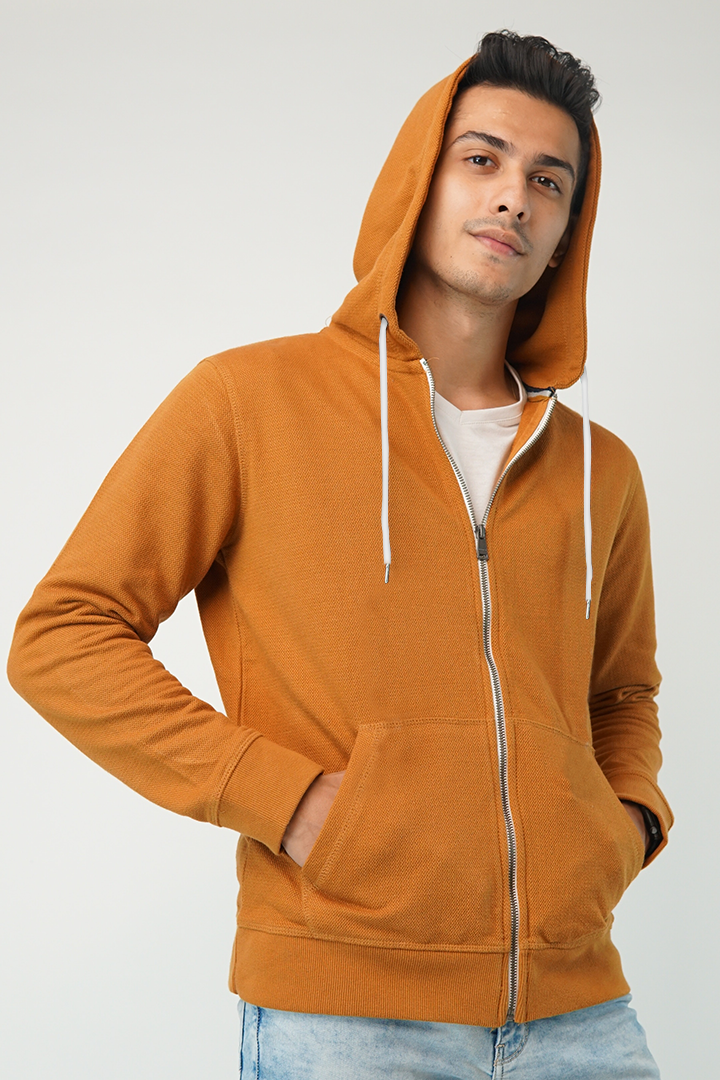 Mustard Zip-Up Hoodie (4812220530797)