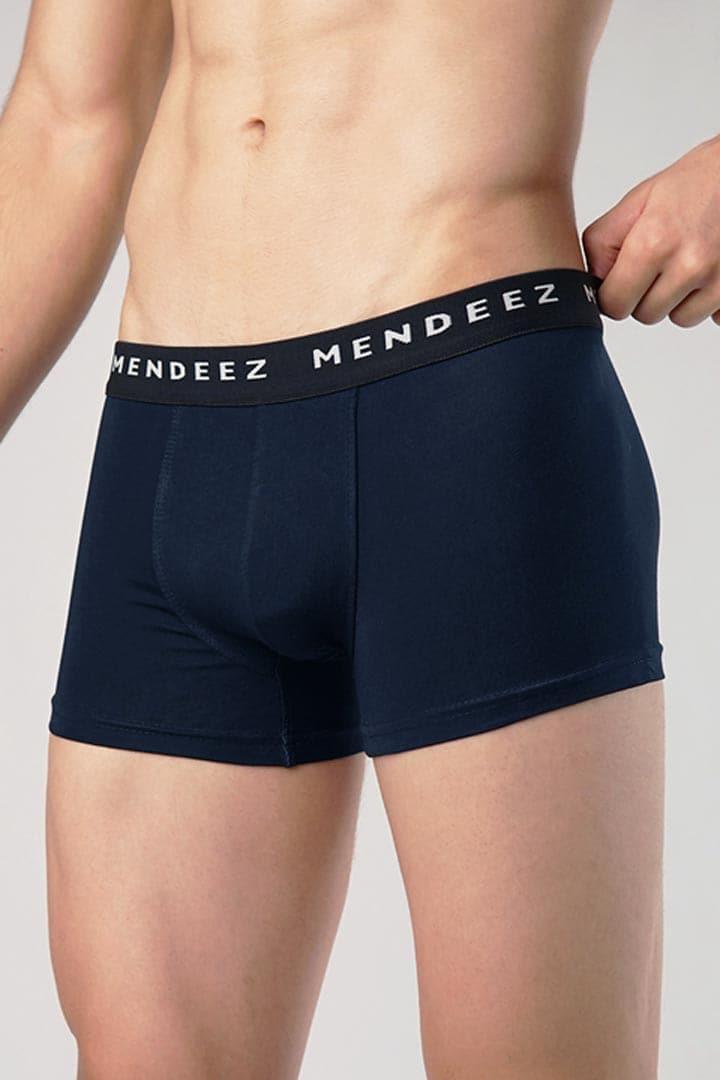 Navy Blue Boxer Trunk-MENDEEZ-Trunks