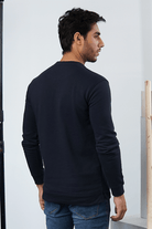 Navy Blue Terry Sweatshirt - Mendeez PK 