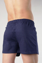 Navy Jersey Boxer Shorts-MENDEEZ-Boxers