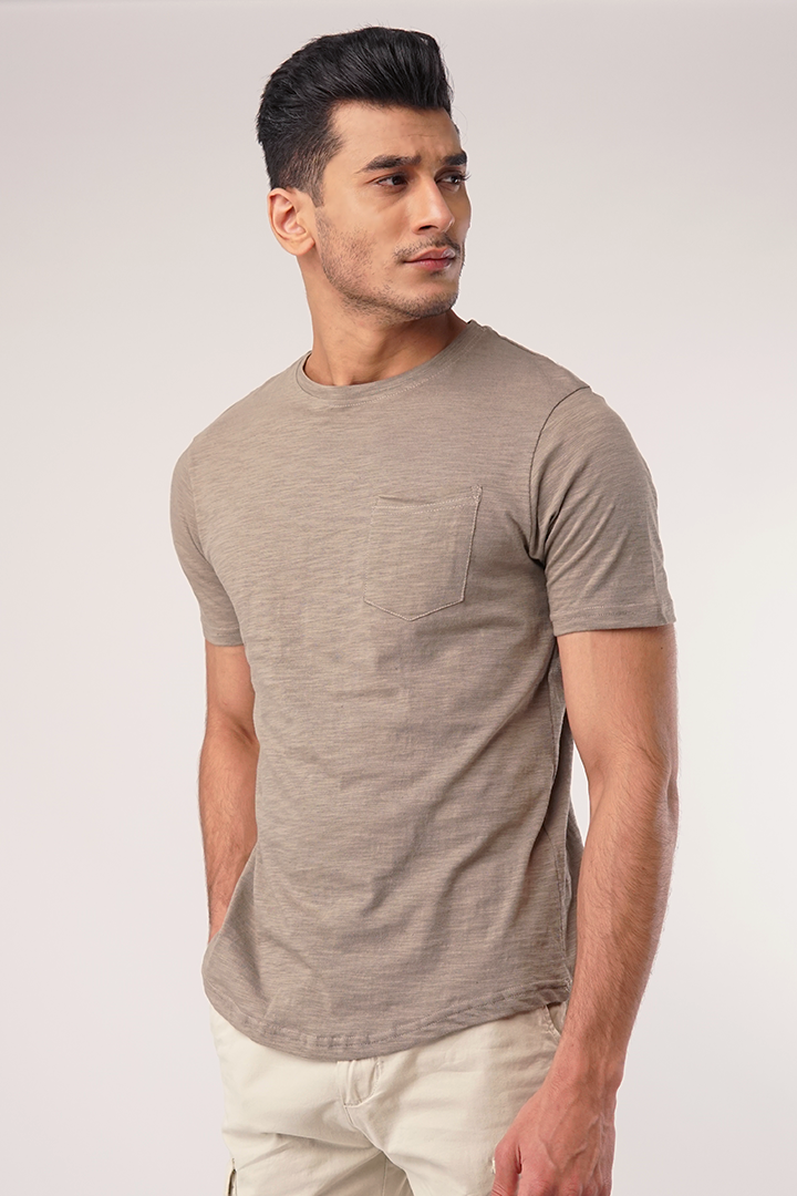 Olivey Half Sleeve Pocket T-Shirt - Mendeez PK 