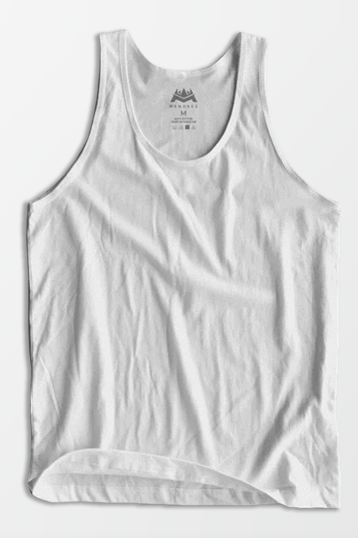 Pack 3 of Men Vest - White - MENDEEZ (1368137891949)