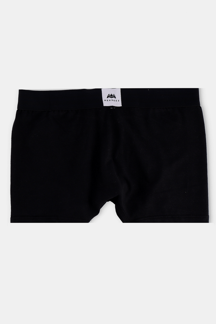 Pack of 3 Boxers Trunks - Black - MENDEEZ (1368132649069)