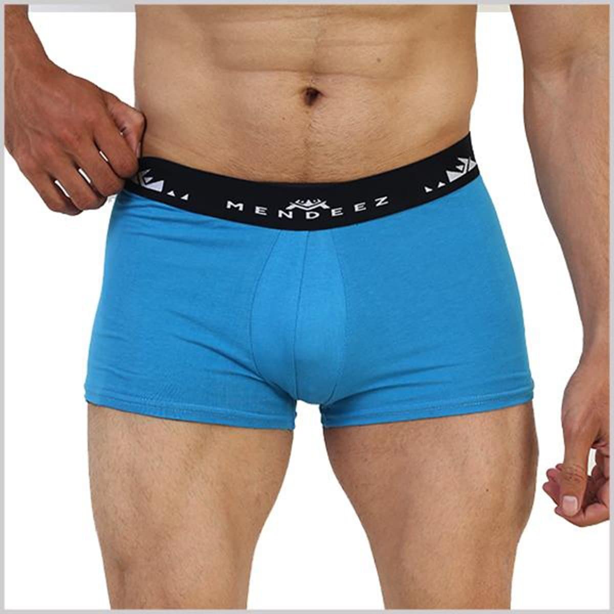 Pack of 3 Boxers Trunks - Blue - MENDEEZ (1368130912365)