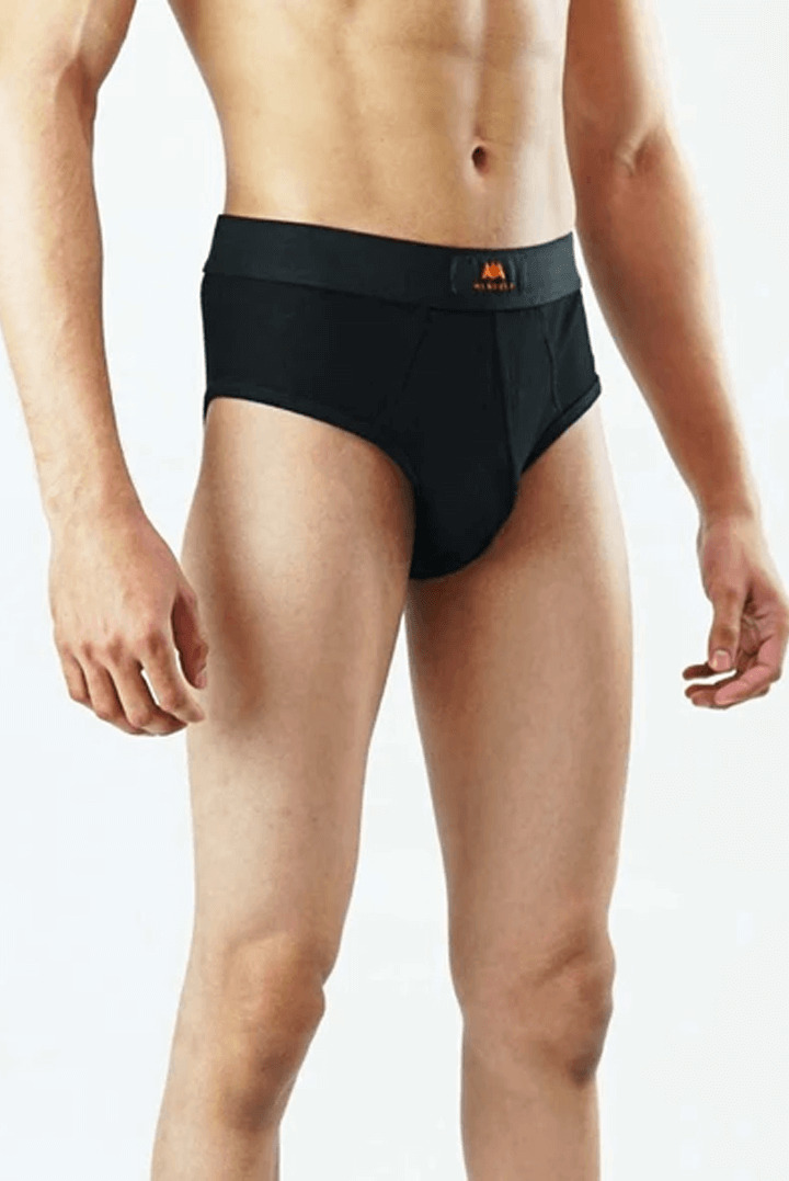 Pack of 3 Briefs - Black - MENDEEZ (4524035735661)