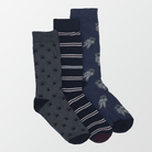 Pack of 3 – Printed Crew Socks - MENDEEZ (4438964830317)