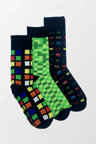 Pack of 3 – Printed Crew Socks - MENDEEZ (4397340164205)