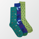 Pack of 3 – Printed Crew Socks - MENDEEZ (4449996177517)