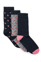 Pack of 3 – Printed Crew Socks - Mendeez PK 