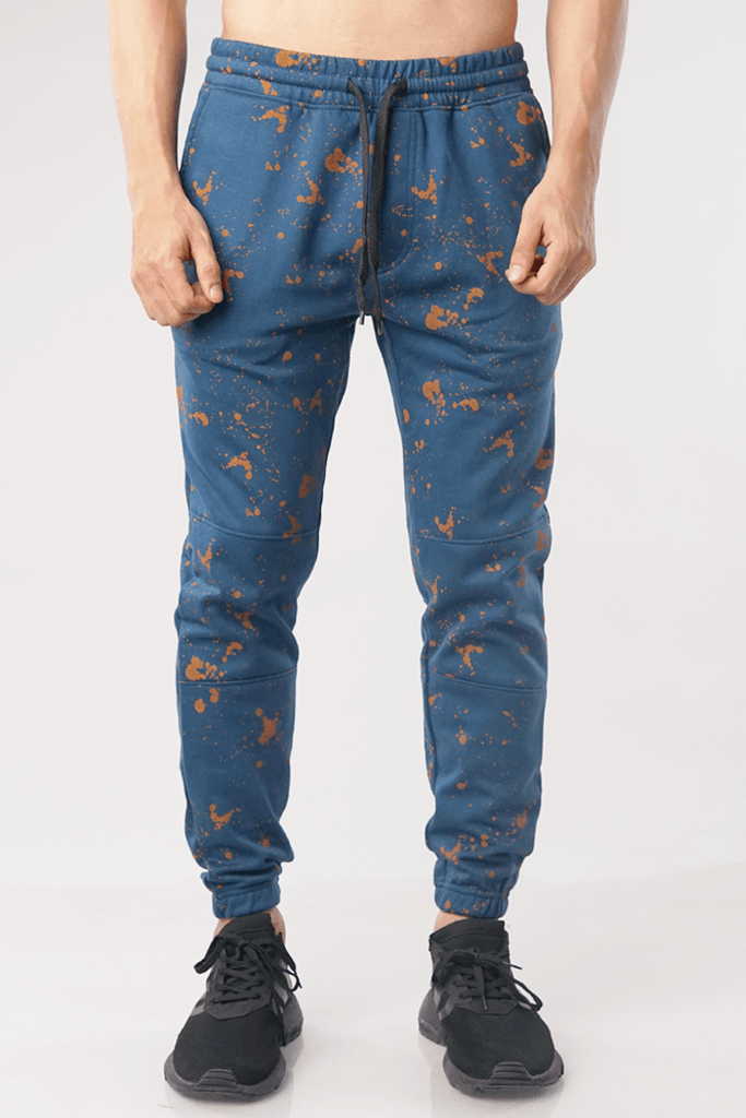 Paint Splash Cut and Sew Jogger Pants-MENDEEZ-Jogger Pants
