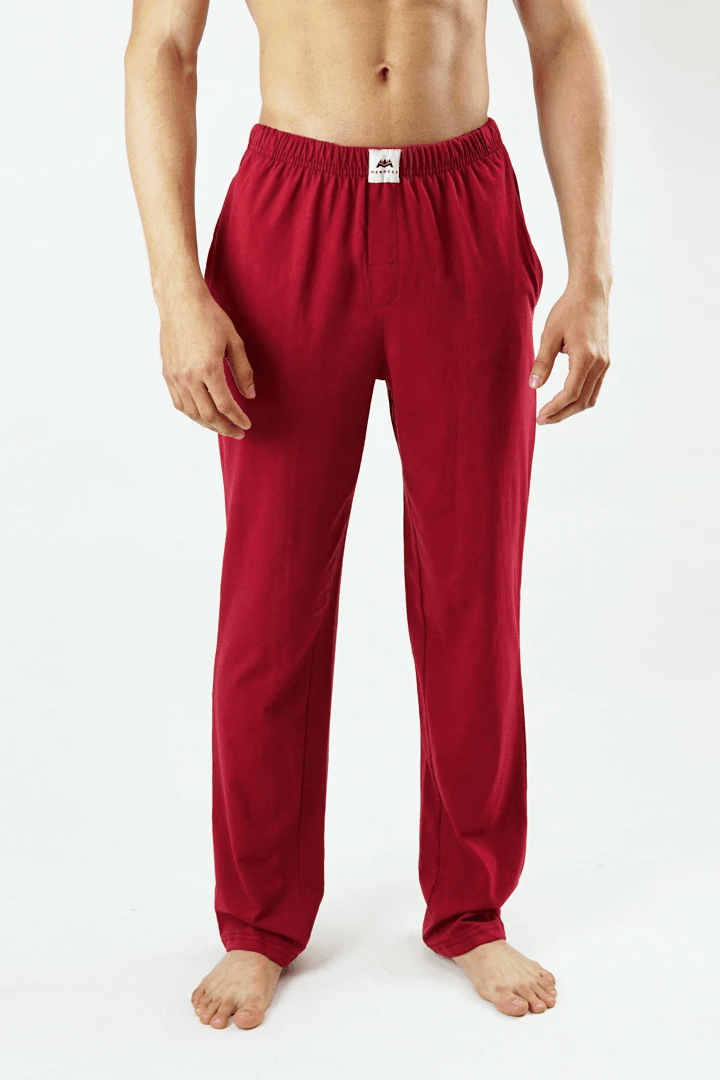 Pajama Pants - Maroon - MENDEEZ (4472718327917)