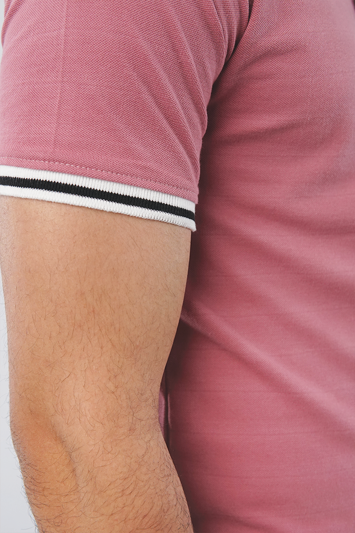 Watermelon Pink Henley T-shirt - Mendeez PK 