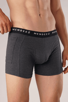 Pocket Boxer Briefs – Charcoal-MENDEEZ-Brief