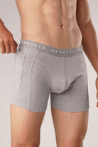 Pocket Boxer Briefs – Heather Grey-MENDEEZ-Brief