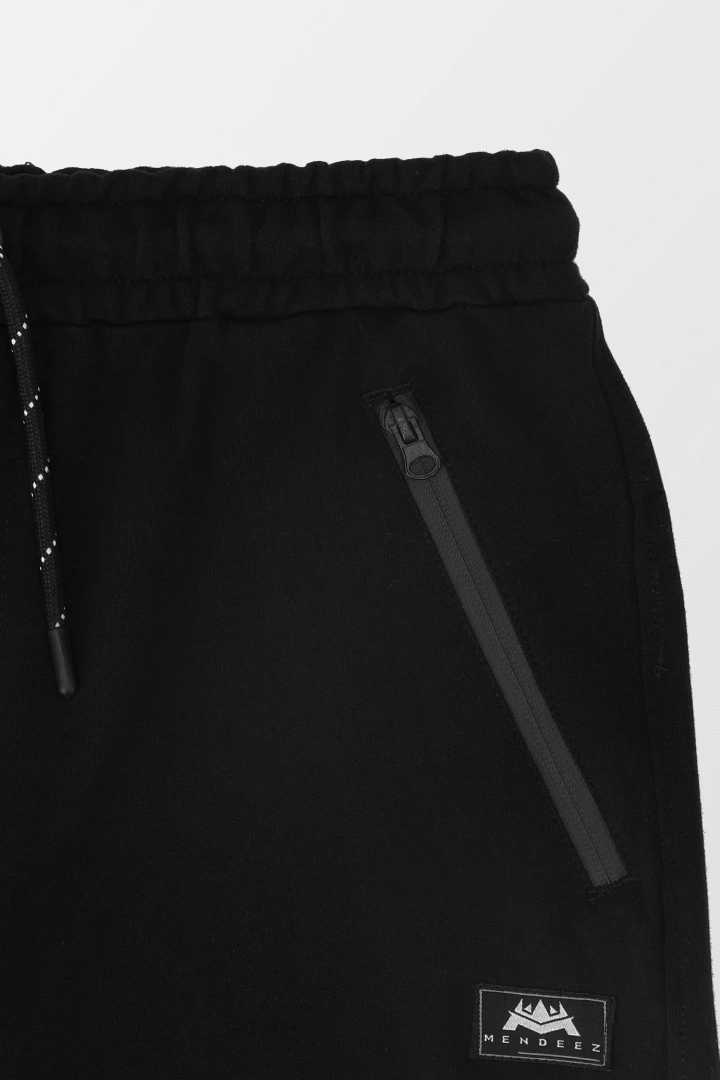 Premium Black Jogger Pants - MENDEEZ (4273909432429)