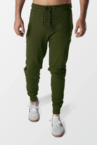 Premium Olive Green Jogger Pants - MENDEEZ (4273922703469)