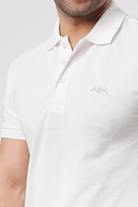 Pure White Polo T-Shirt-MENDEEZ-T-Shirts