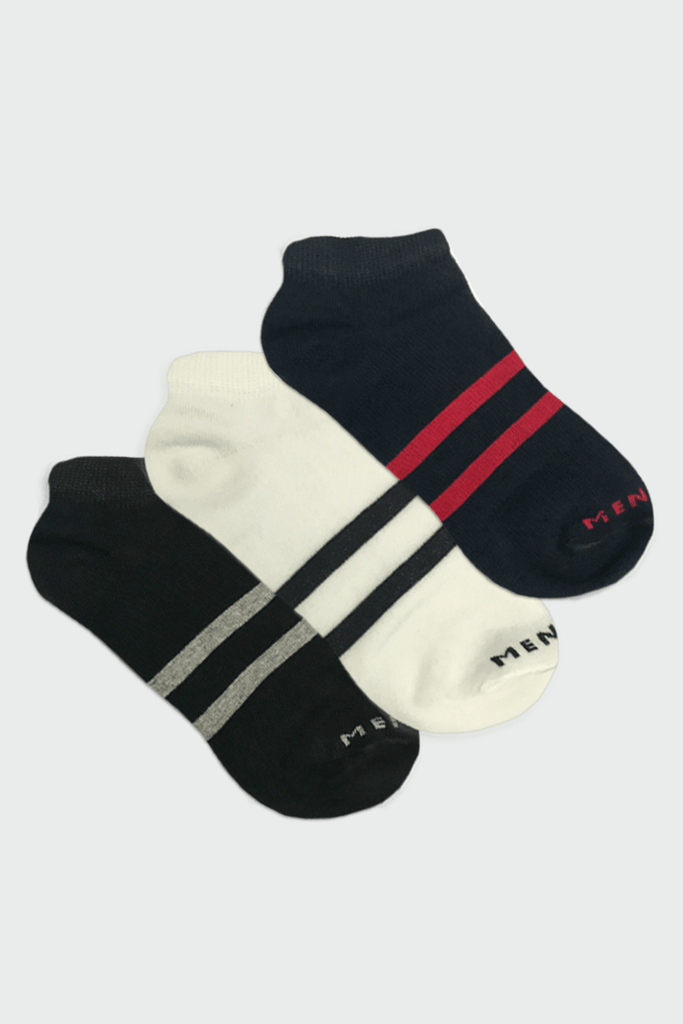 Racers Ankle Socks - Pack of 3-MENDEEZ-Socks