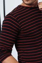 Red Striped Sweatshirt - Mendeez PK 