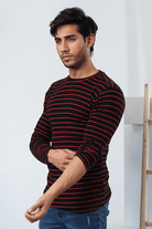 Red Striped Sweatshirt - Mendeez PK 