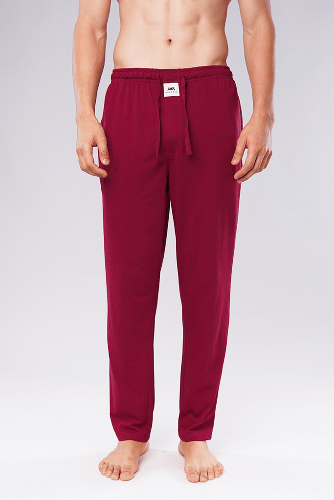 Red wine Jersey Pajamas-MENDEEZ-Pajama