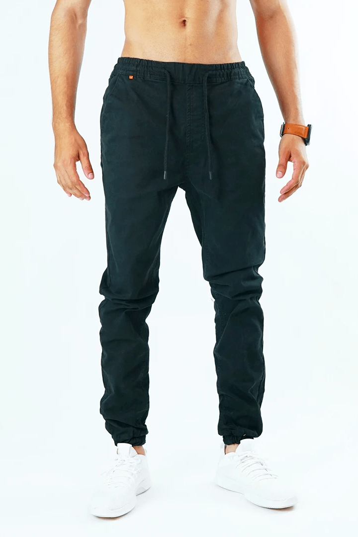 Rowdy Jogger Pant - Black - MENDEEZ (4757399863405)